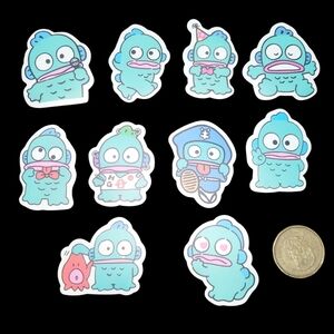 3/$20 10pcs Brand New Waterproof Hangyodon Stickers #4
